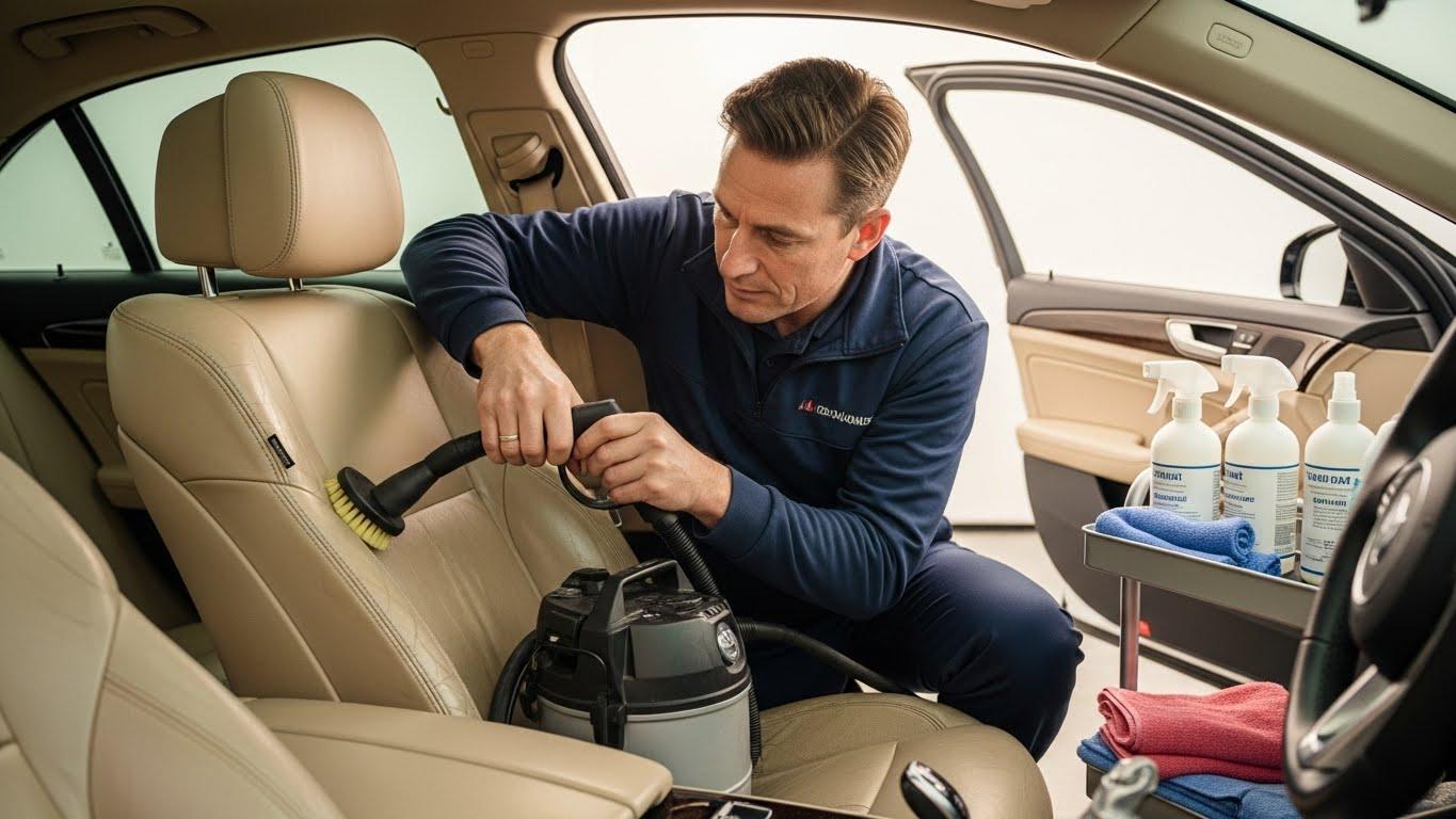 איך מנקים מושבי רכב - קינג קלין