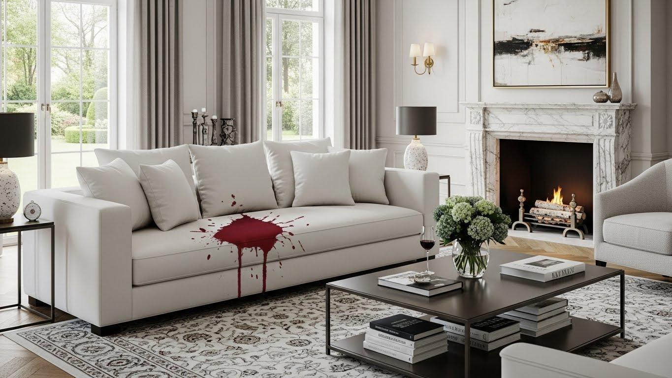 הסרת כתם יין אדום מספה - טיפים לניקוי דחוף