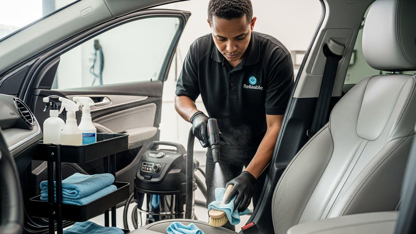 ניקוי מושבי רכב עד הבית - שירות קינג קלין